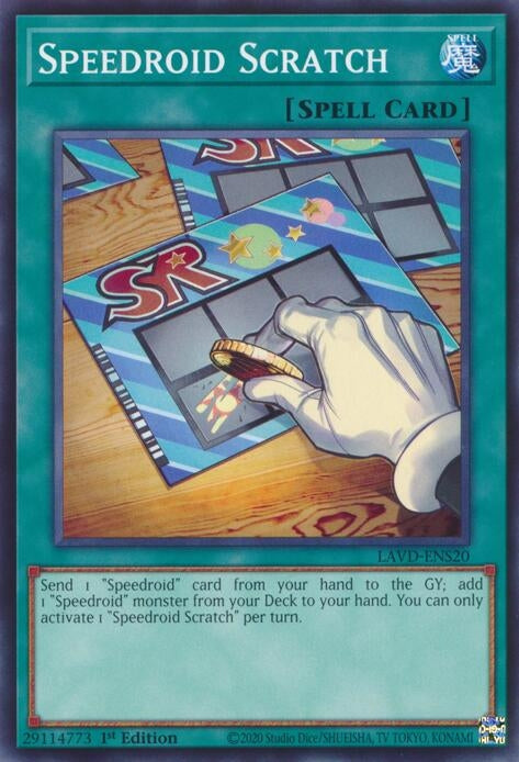 Image for Speedroid Scratch (LAVD-ENS20) [Legendary Arc-V Decks] - YuGiOh