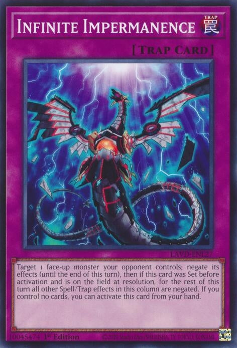 Image for Infinite Impermanence (LAVD-ENS21) [Legendary Arc-V Decks] - YuGiOh