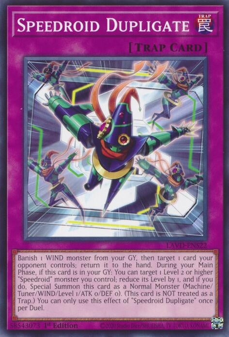Image for Speedroid Dupligate (LAVD-ENS22) [Legendary Arc-V Decks] - YuGiOh