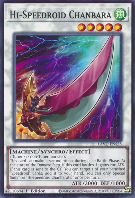 Image for Hi-Speedroid Chanbara (LAVD-ENS25) [Legendary Arc-V Decks] - YuGiOh