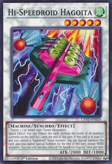 Image for Hi-Speedroid Hagoita (LAVD-ENS26) [Legendary Arc-V Decks] - YuGiOh