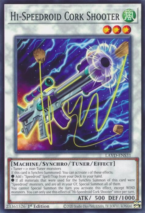 Image for Hi-Speedroid Cork Shooter (LAVD-ENS31) [Legendary Arc-V Decks] - YuGiOh