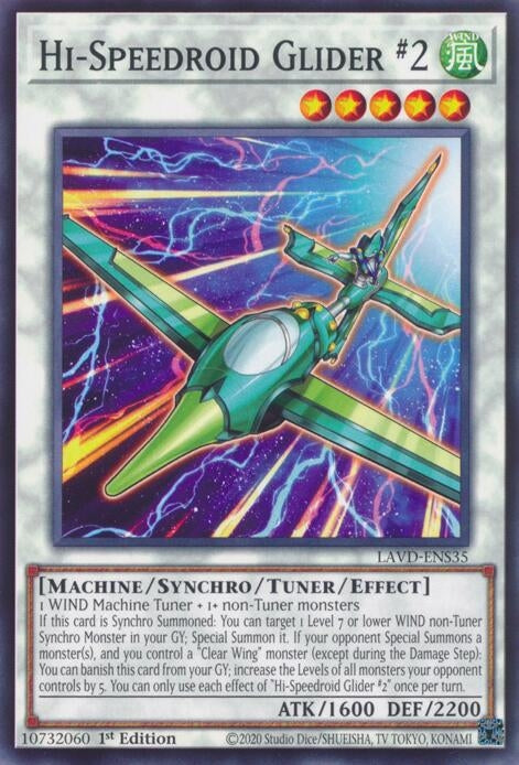 Image for Hi-Speedroid Glider #2 (LAVD-ENS35) [Legendary Arc-V Decks] - YuGiOh