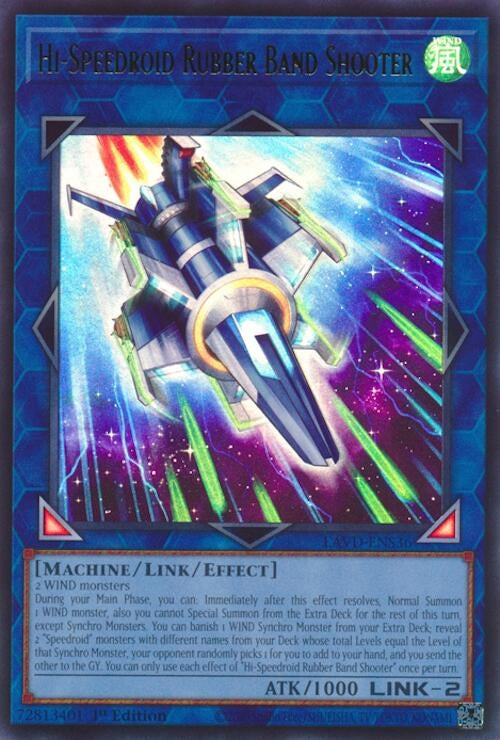 Image for Hi-Speedroid Rubber Band Shooter (UR) (LAVD-ENS36) [Legendary Arc-V Decks] - YuGiOh