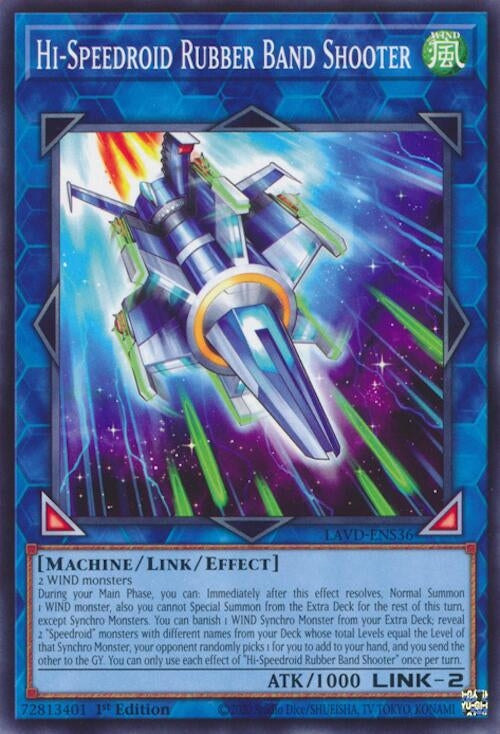 Image for Hi-Speedroid Rubber Band Shooter (LAVD-ENS36) [Legendary Arc-V Decks] - YuGiOh