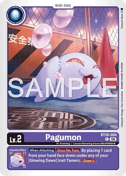 Image for Pagumon (BT26-004 C) [Timeless Bonds] - Digimon Card Game
