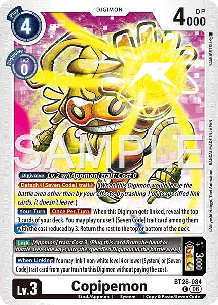 Image for Copipemon (BT26-084 C) [Timeless Bonds] - Digimon Card Game