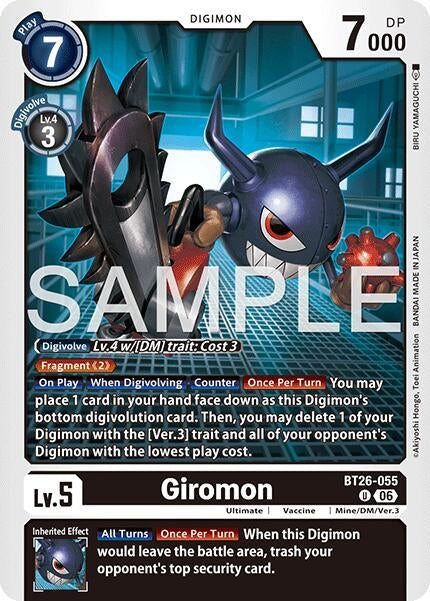 Giromon (BT26-055 U) [Timeless Bonds]
