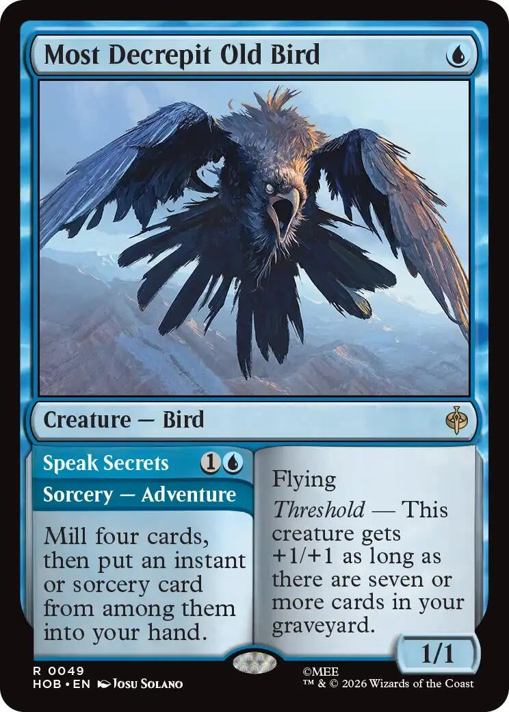 Image for Most Decrepit Old Bird (49) [The Hobbit] - Magic: The Gathering