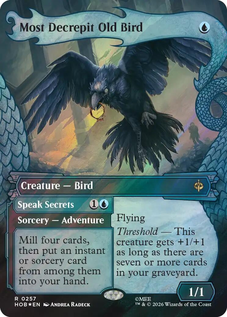 Image for Most Decrepit Old Bird (Showcase) (Surge Foil) (257) [The Hobbit] - Magic: The Gathering
