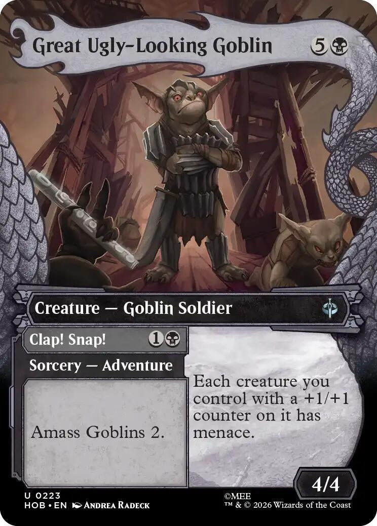 Image for Great Ugly-Looking Goblin (Showcase) (223) [The Hobbit] - Magic: The Gathering