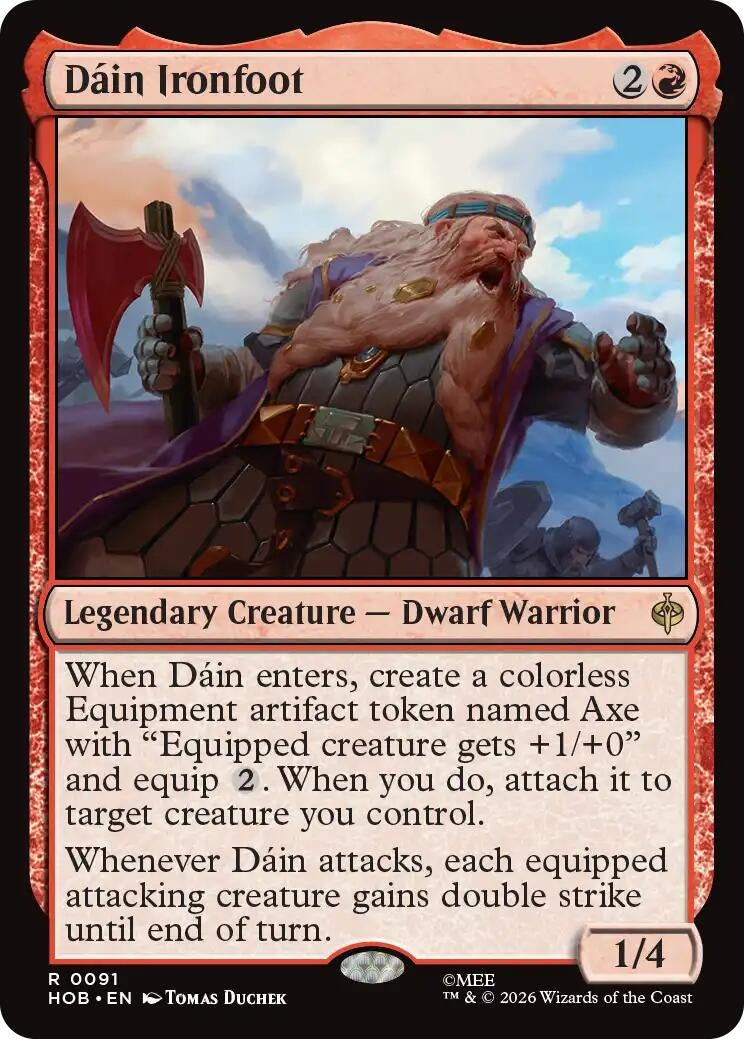 Image for Dain Ironfoot (91) [The Hobbit] - Magic: The Gathering