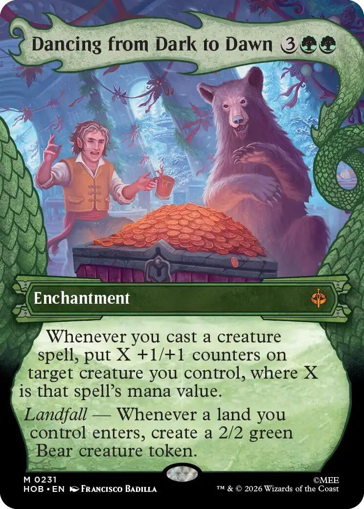 Image for Dancing from Dark to Dawn (Showcase) (231) [The Hobbit] - Magic: The Gathering