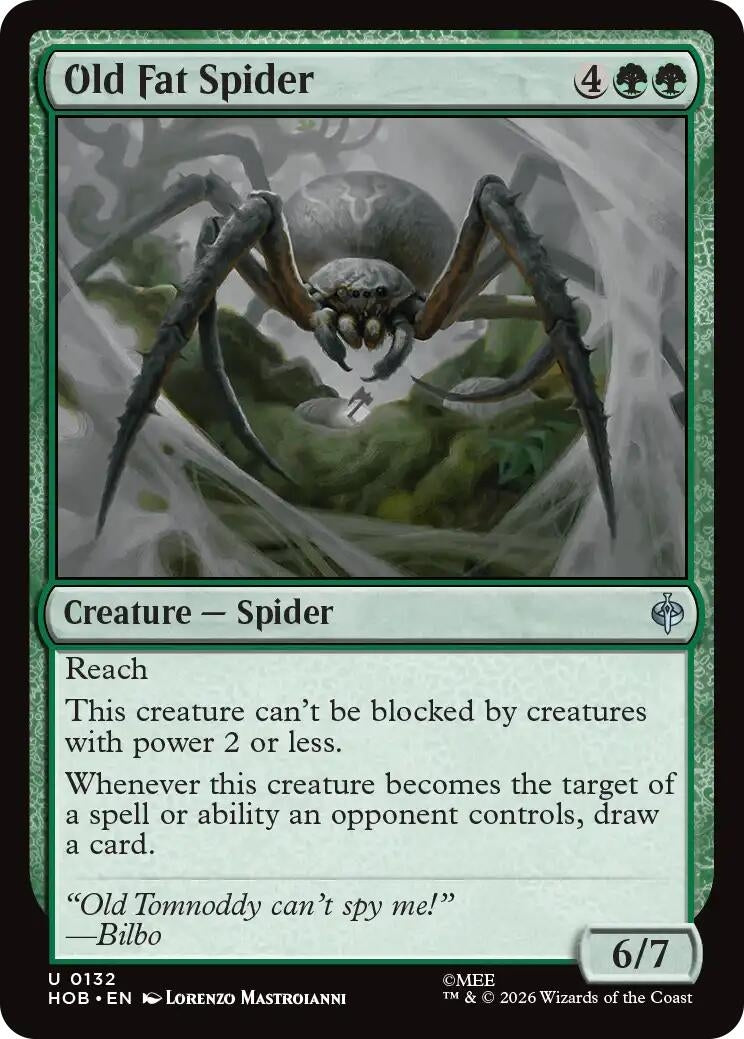 Image for Old Fat Spider (132) [The Hobbit] - Magic: The Gathering