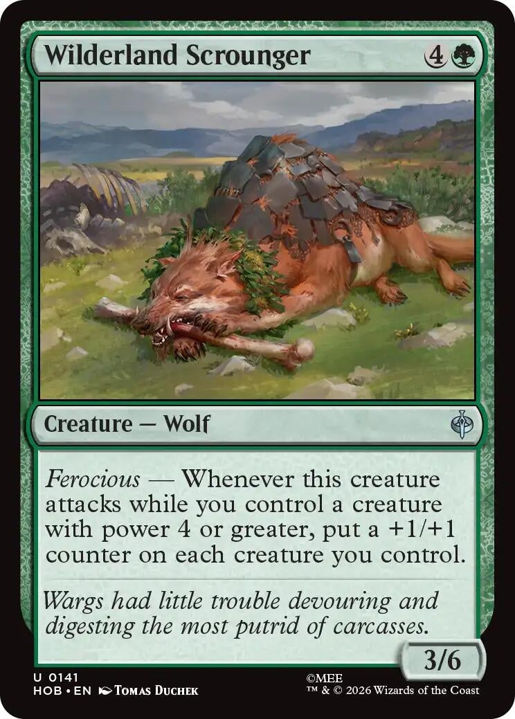 Image for Wilderland Scrounger (141) [The Hobbit] - Magic: The Gathering
