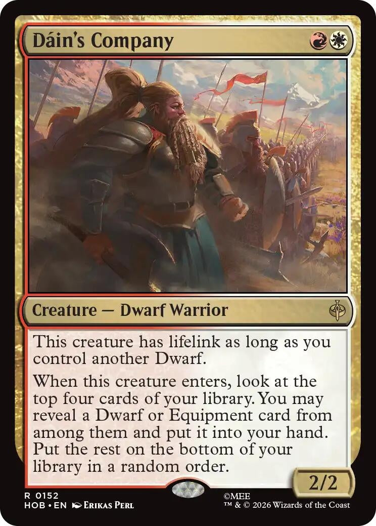 Image for Dain's Company (152) [The Hobbit] - Magic: The Gathering