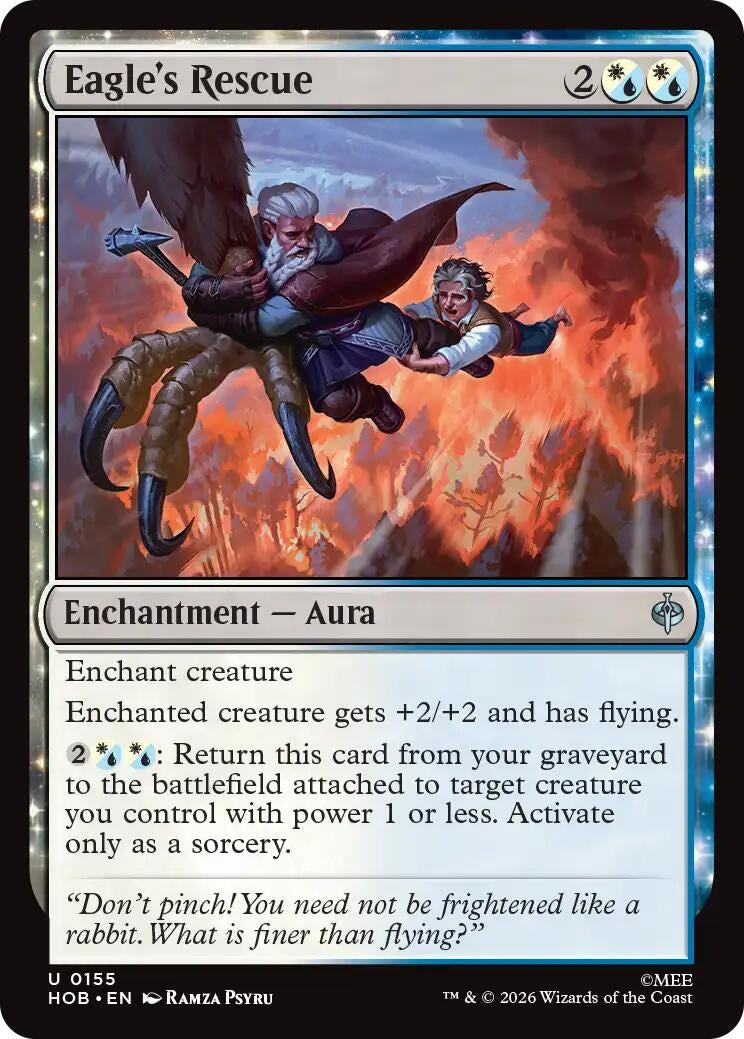 Image for Eagle's Rescue (155) [The Hobbit] - Magic: The Gathering