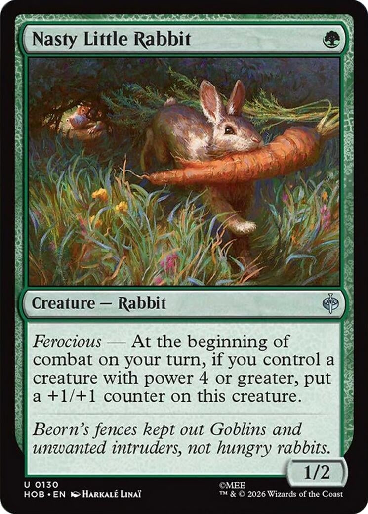 Image for Nasty Little Rabbit (130) [The Hobbit] - Magic: The Gathering