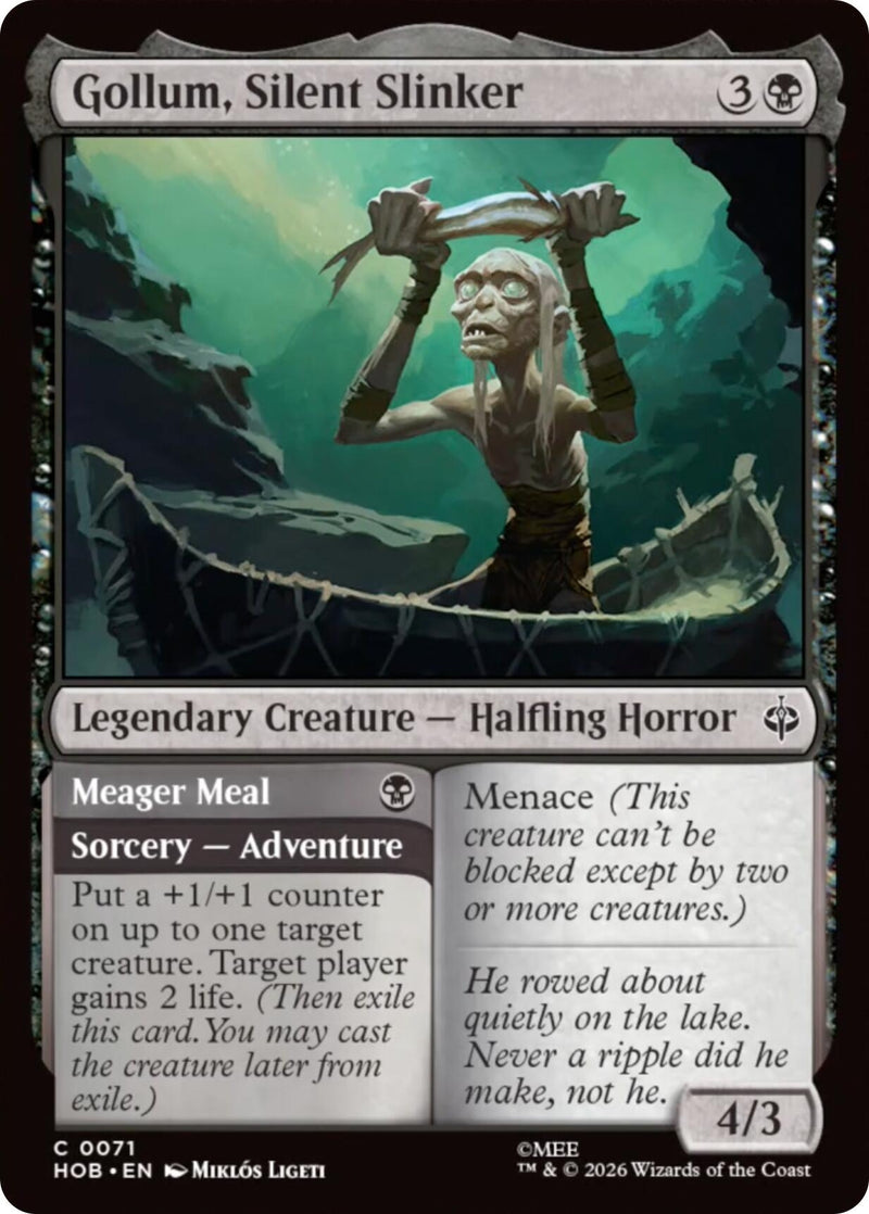 Image for Gollum, Silent Slinker (71) [The Hobbit] - Magic: The Gathering