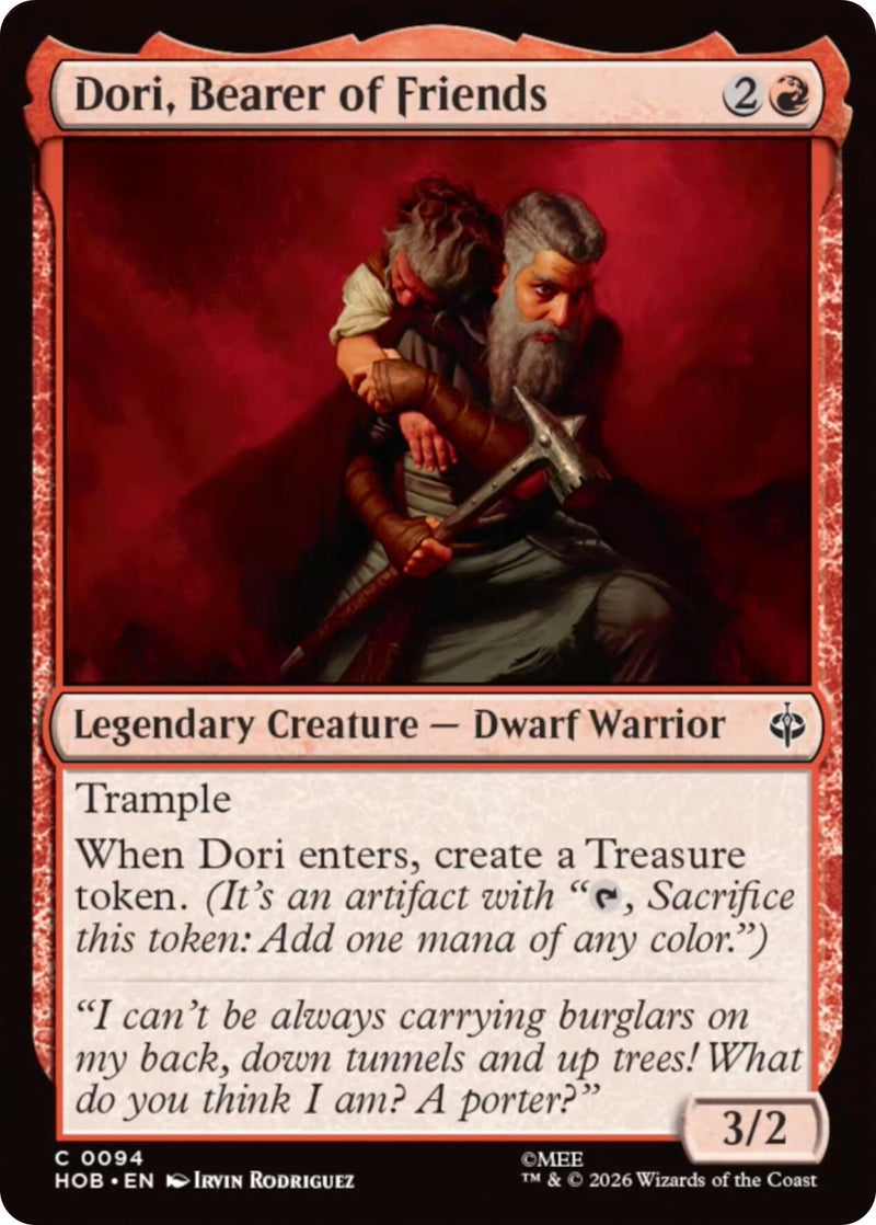Image for Dori, Bearer of Friends (94) [The Hobbit] - Magic: The Gathering