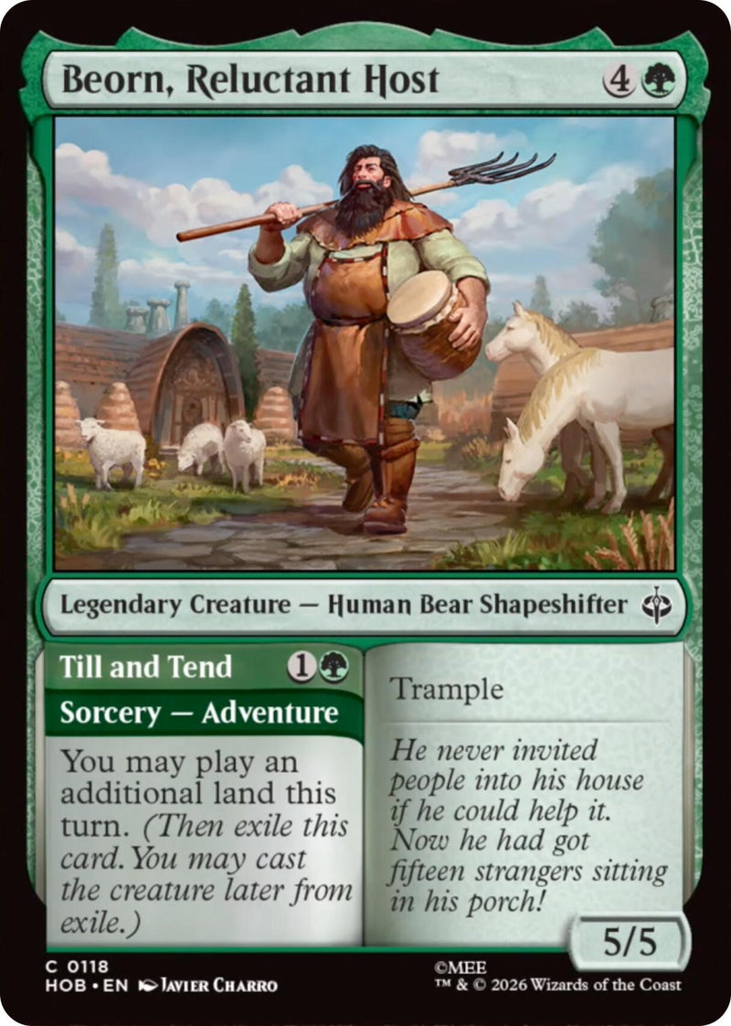 Image for Beorn, Reluctant Host (118) [The Hobbit] - Magic: The Gathering