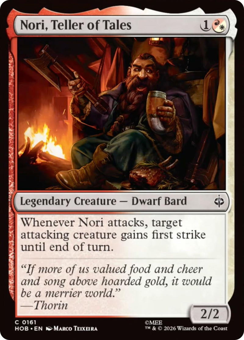 Image for Nori, Teller of Tales (161) [The Hobbit] - Magic: The Gathering