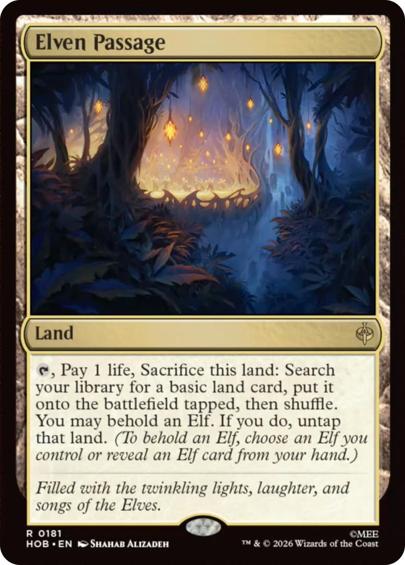 Image for Elven Passage (181) [The Hobbit] - Magic: The Gathering