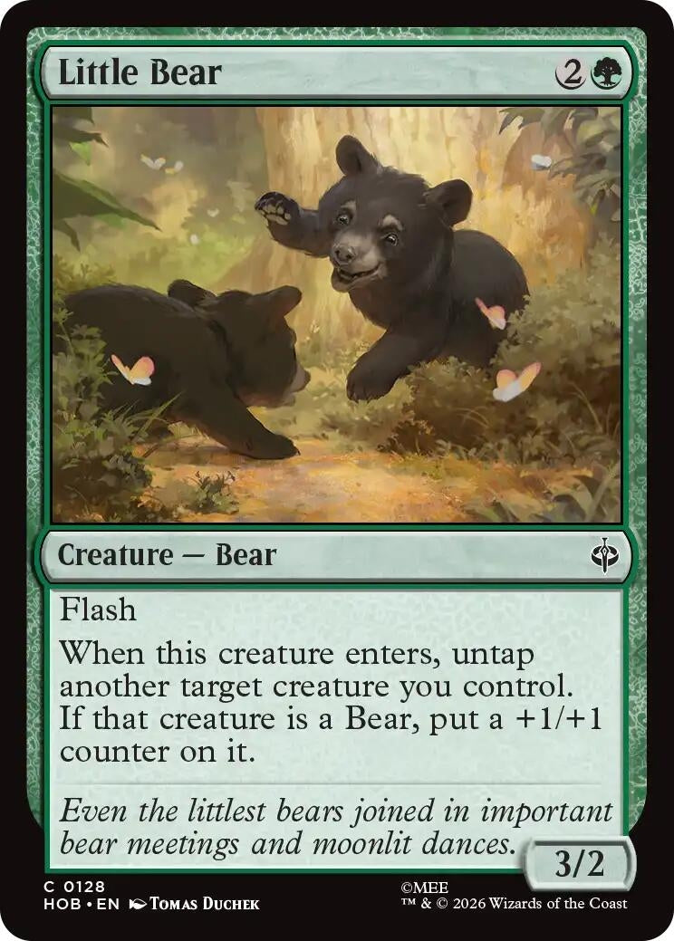 Image for Little Bear (128) [The Hobbit] - Magic: The Gathering