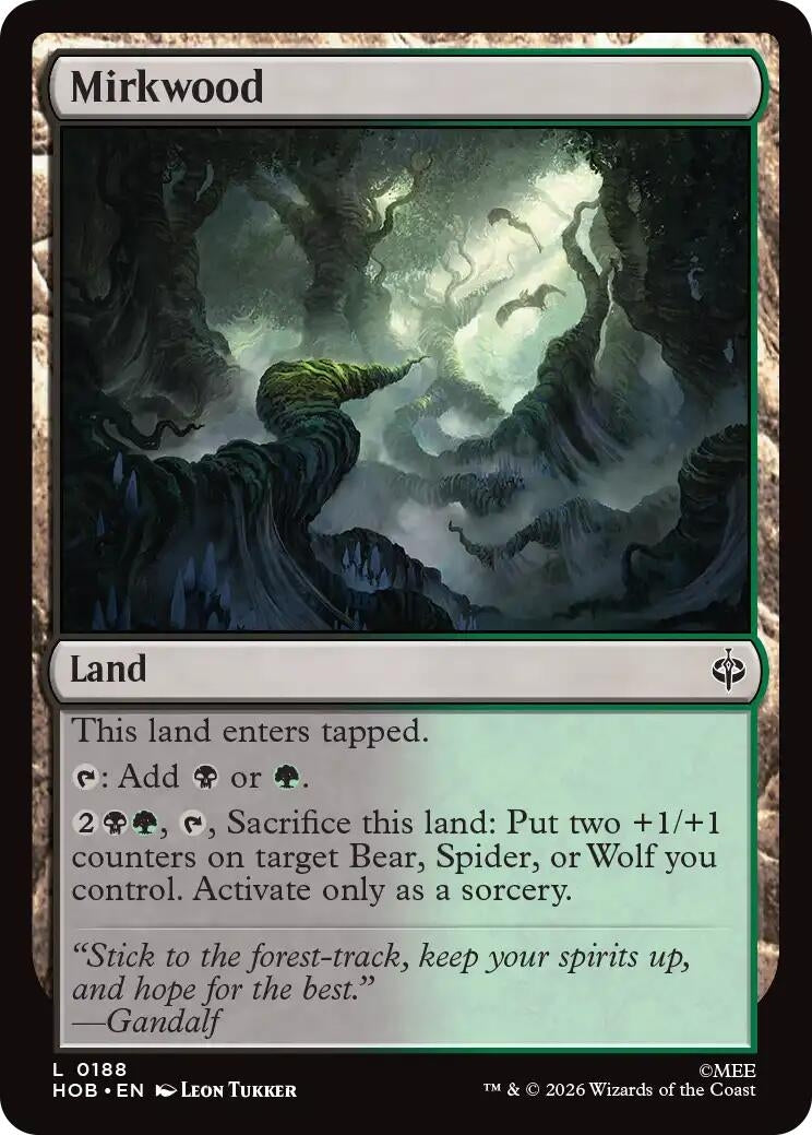 Image for Mirkwood (188) [The Hobbit] - Magic: The Gathering