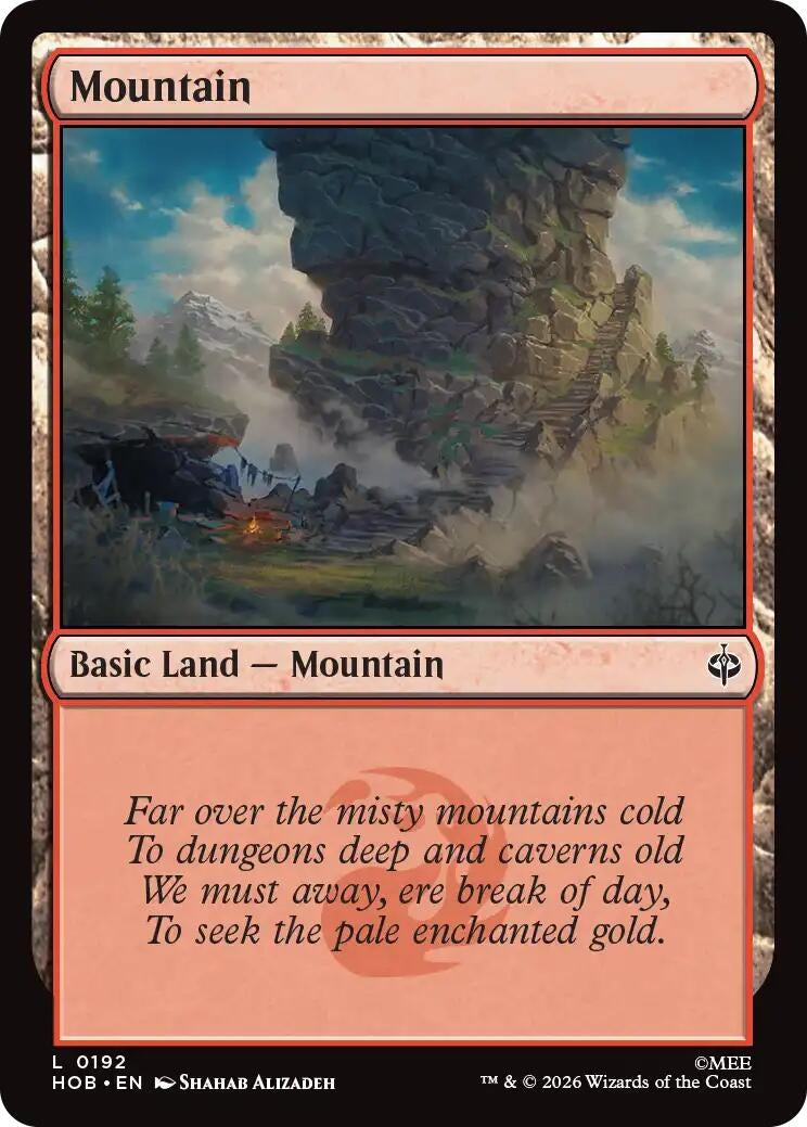 Image for Mountain (0192) (192) [The Hobbit] - Magic: The Gathering