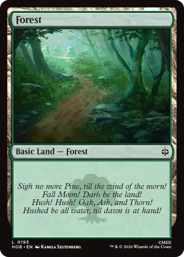 Image for Forest (0193) (193) [The Hobbit] - Magic: The Gathering