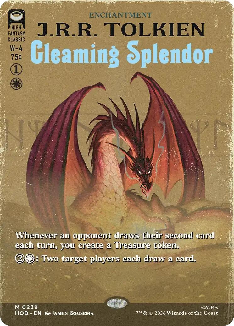 Image for Gleaming Splendor (Borderless) (239) [The Hobbit] - Magic: The Gathering