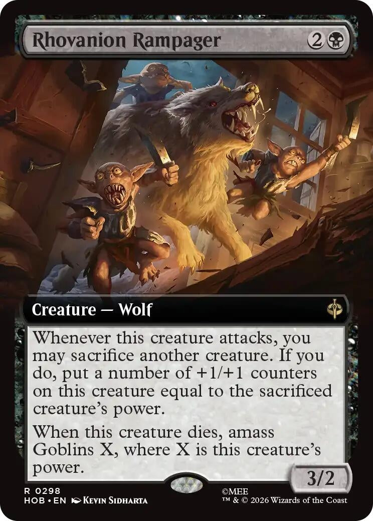 Image for Rhovanion Rampager (Extended Art) (298) [The Hobbit] - Magic: The Gathering