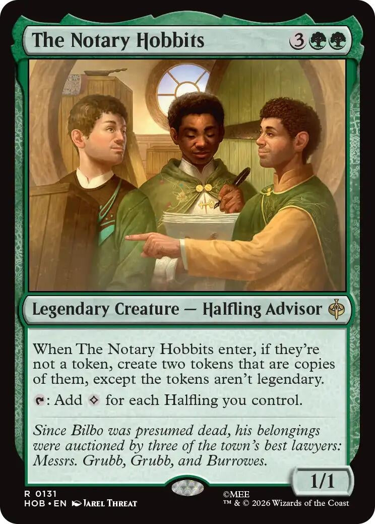 Image for The Notary Hobbits (131) [The Hobbit] - Magic: The Gathering
