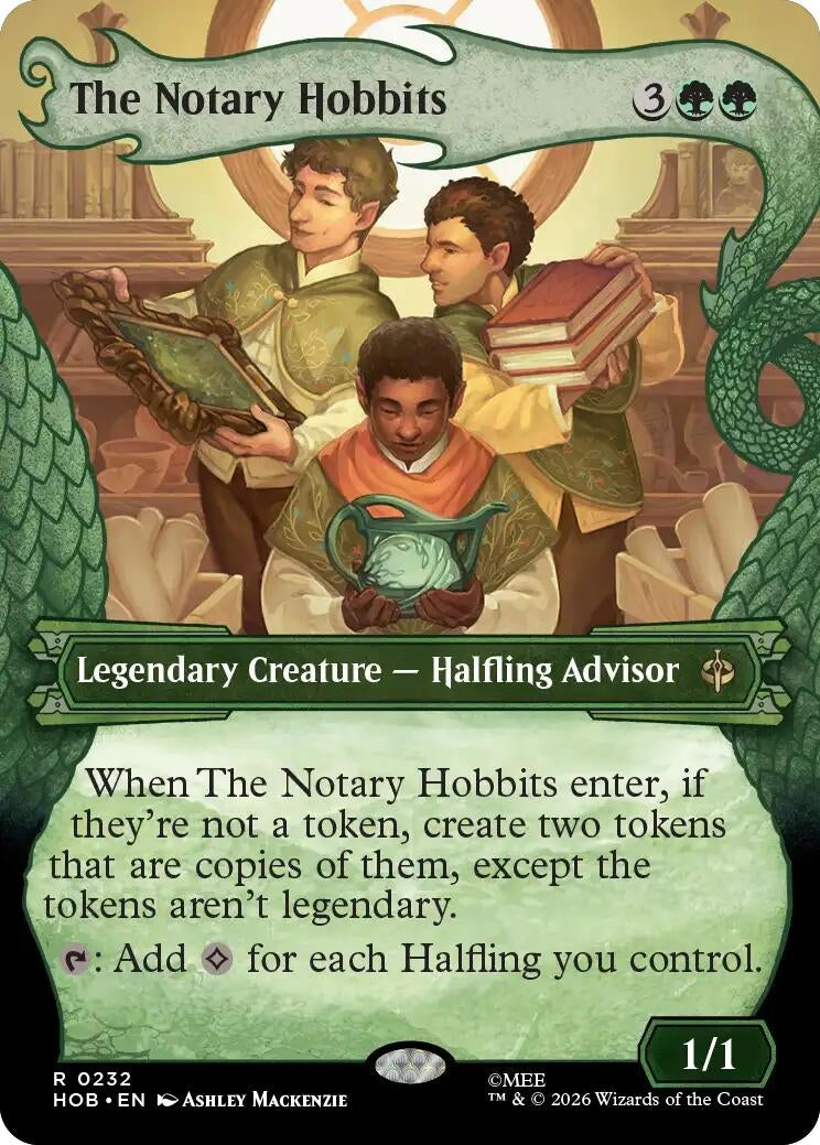 Image for The Notary Hobbits (Showcase) (232) [The Hobbit] - Magic: The Gathering