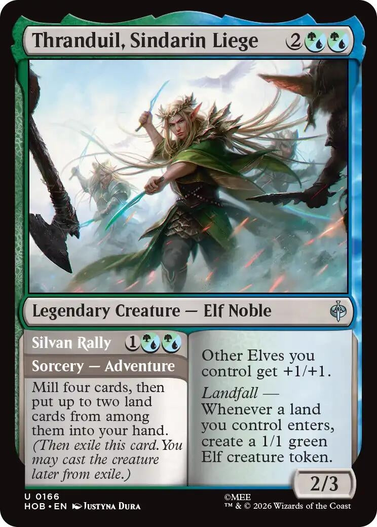 Image for Thranduil, Sindarin Liege (166) [The Hobbit] - Magic: The Gathering
