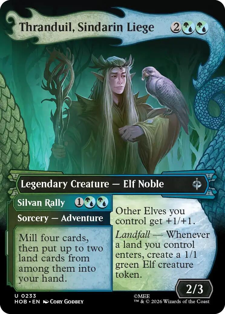 Image for Thranduil, Sindarin Liege (Showcase) (233) [The Hobbit] - Magic: The Gathering