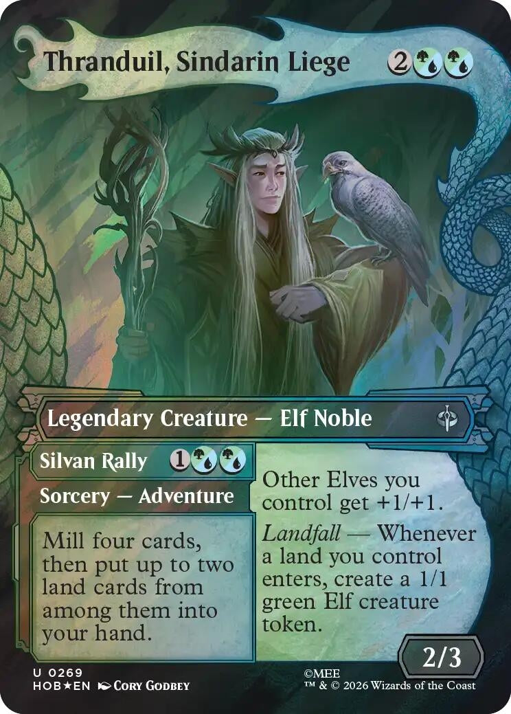 Image for Thranduil, Sindarin Liege (Showcase) (Surge Foil) (269) [The Hobbit] - Magic: The Gathering