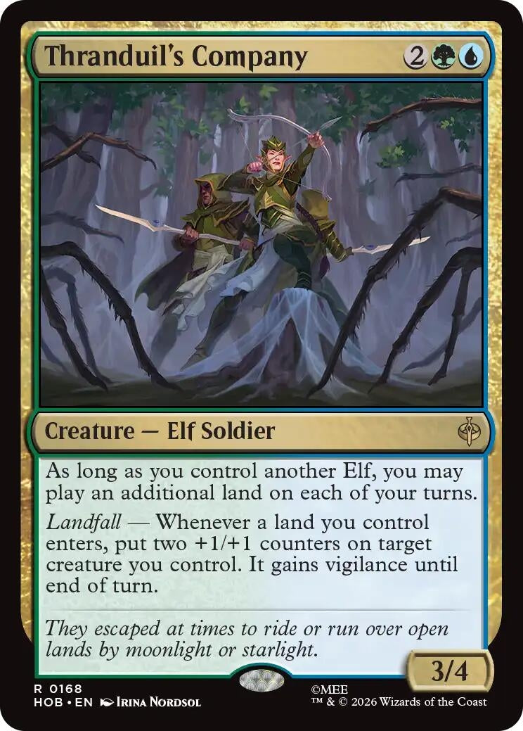 Image for Thranduil's Company (168) [The Hobbit] - Magic: The Gathering