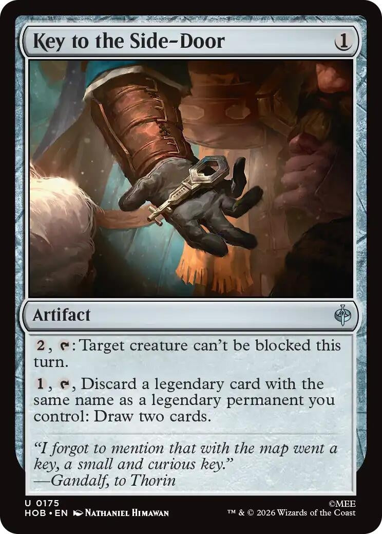 Image for Key to the Side-Door (175) [The Hobbit] - Magic: The Gathering