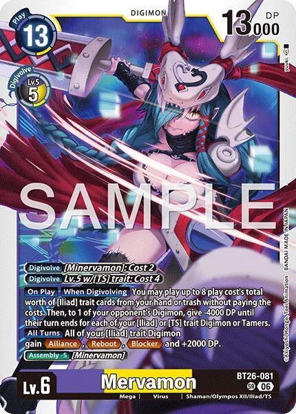 Image for Mervamon (BT26-081 SR) [Timeless Bonds] - Digimon Card Game