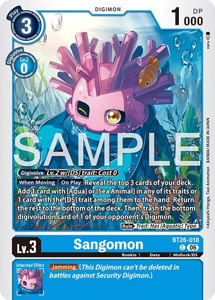 Sangomon (BT26-018 C) [Timeless Bonds]