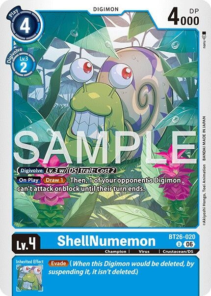 ShellNumemon (BT26-020 U) [Timeless Bonds]
