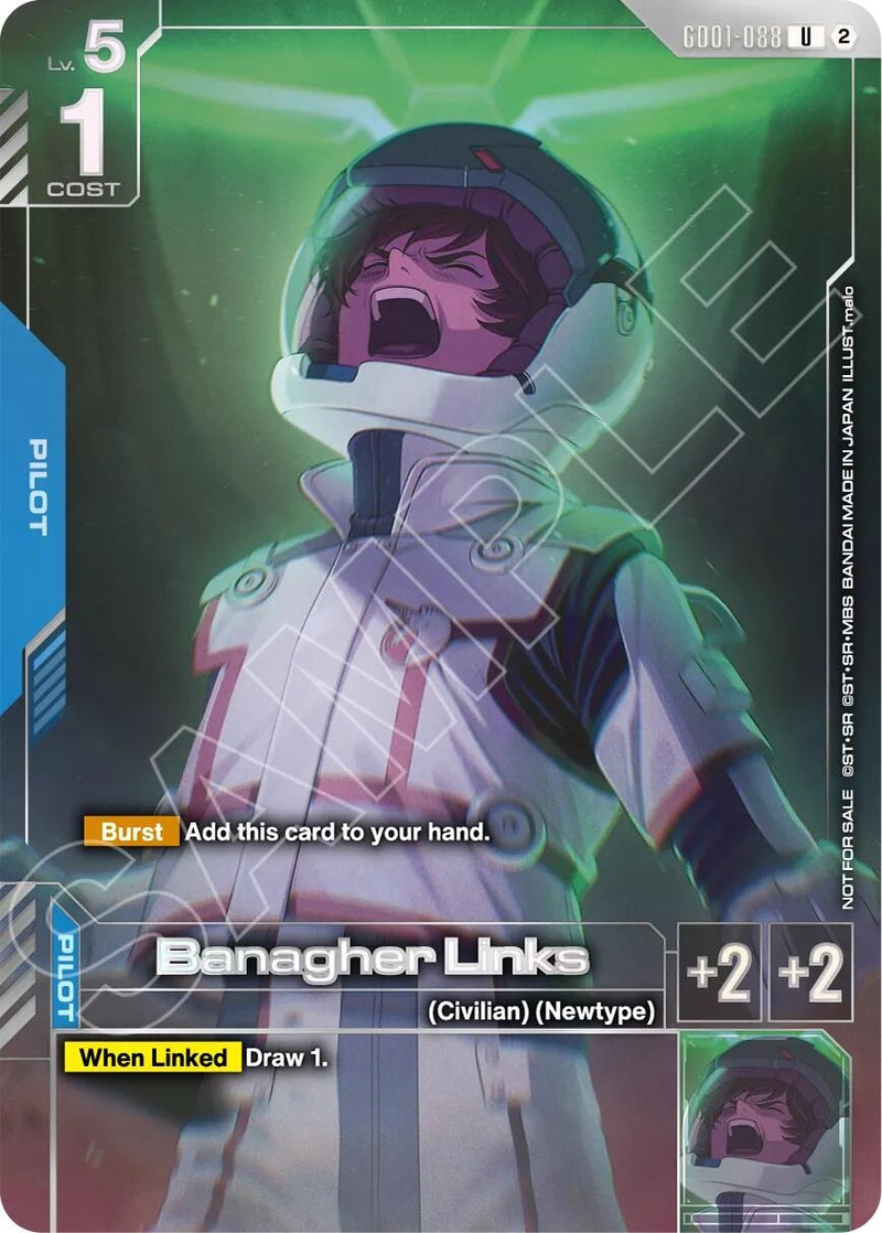 Image for Banagher Links (Newtype Challenge 2026 Mission 4) (GD01-088) [Gundam Promotional Cards] - Gundam Card Game
