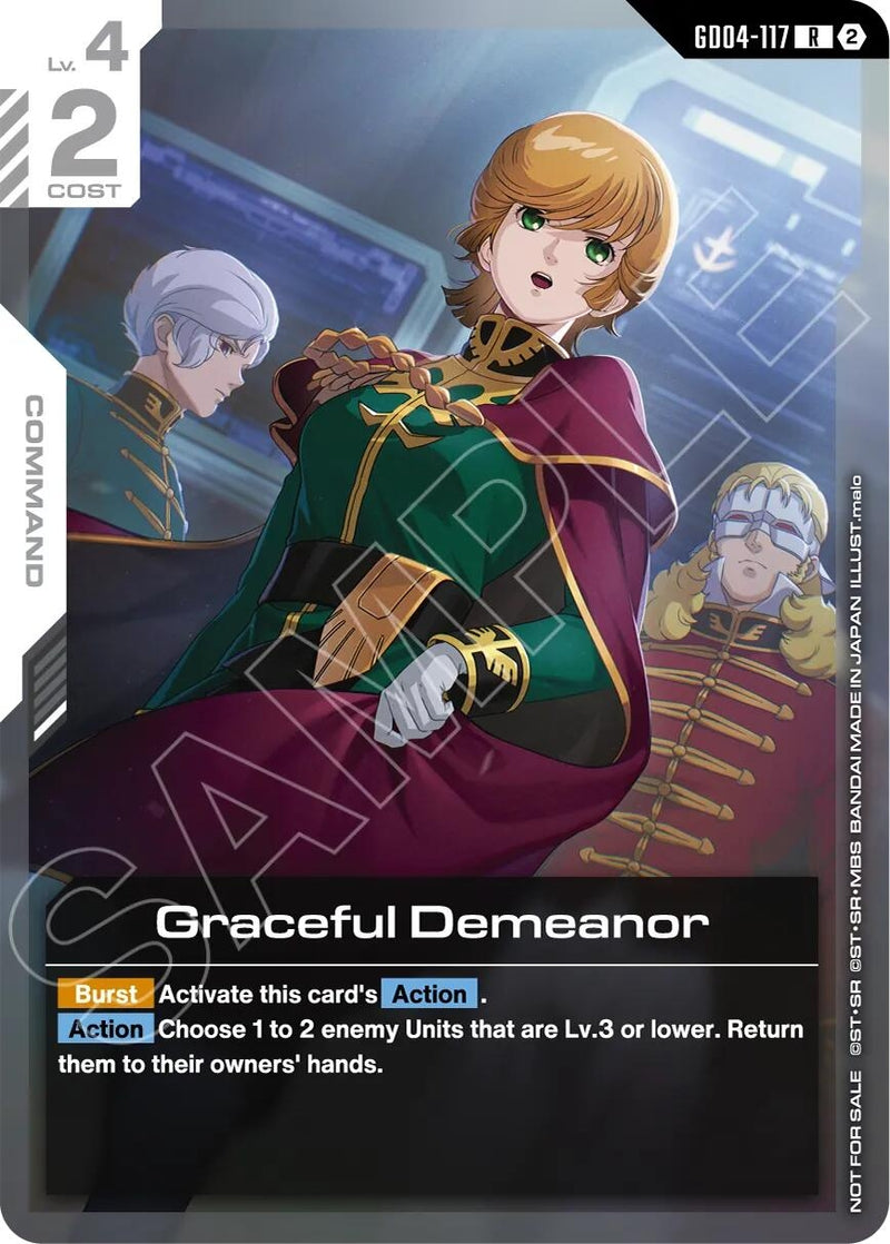 Image for Graceful Demeanor (Newtype Challenge 2026 Mission 4) (GD04-117) [Gundam Promotional Cards] - Gundam Card Game