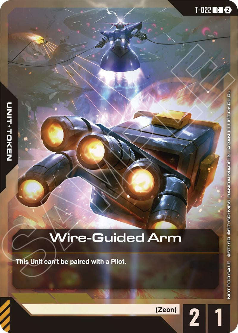 Image for Wire-Guided Arm (T-022) Token (Left Hand) (World Championship Regionals 26-27 Season 2) (T-022) [Gundam Promotional Cards] - Gundam Card Game