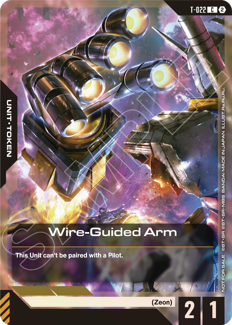 Image for Wire-Guided Arm (T-022) Token (Right Hand) (World Championship Regionals 26-27 Season 2) (T-022) [Gundam Promotional Cards] - Gundam Card Game