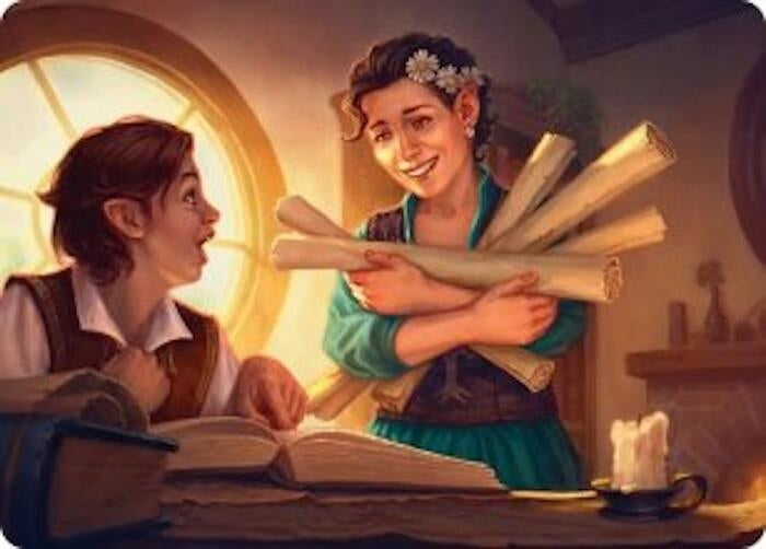 Image for Belladonna Took Art Card (2) [Art Series: The Hobbit] - Magic: The Gathering