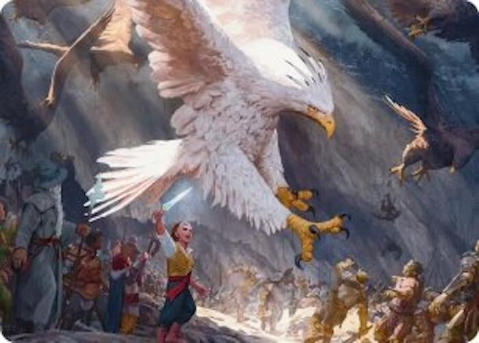 Image for The Eagles Are Coming! Art Card (3) [Art Series: The Hobbit] - Magic: The Gathering