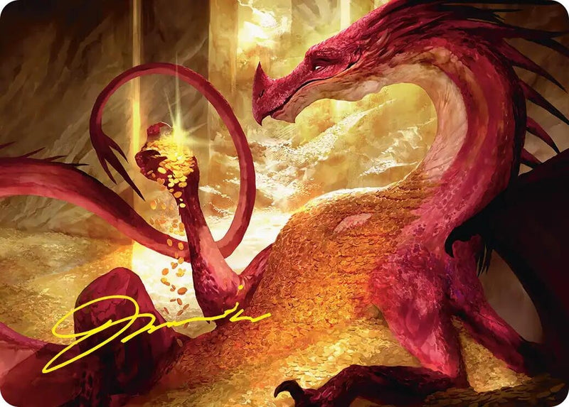 Image for Gleaming Splendor Art Card (Gold-Stamped Signature) (4) [Art Series: The Hobbit] - Magic: The Gathering